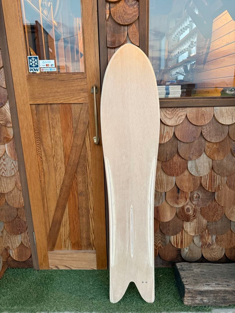 雪板143 フィッシュ　デッキテープ　リーシュ