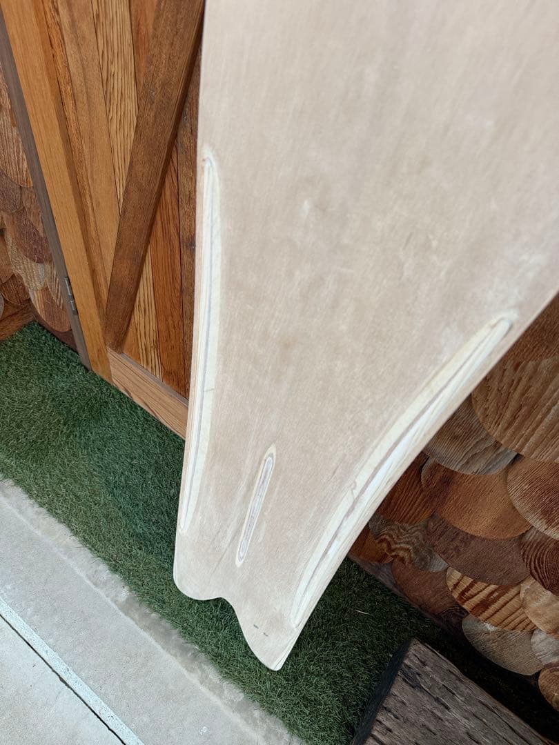 雪板143 フィッシュ　デッキテープ　リーシュ