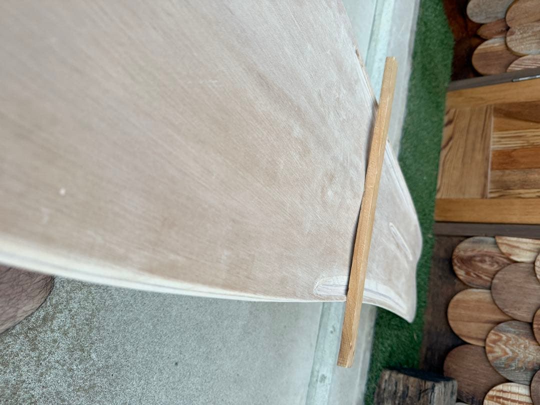 雪板143 フィッシュ　デッキテープ　リーシュ