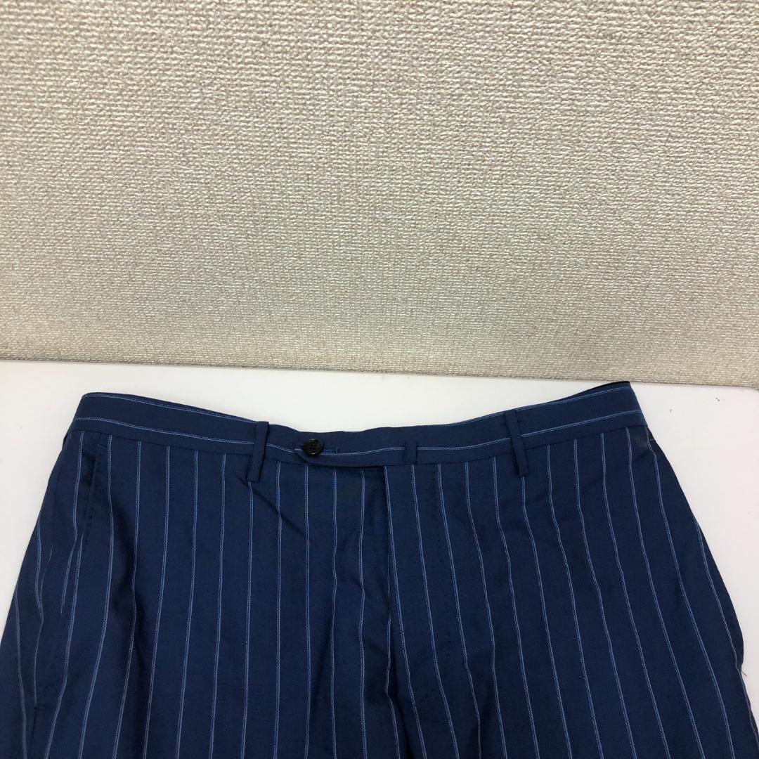 リングジャケット スーツ ブルー ストライプ 日本製 5940