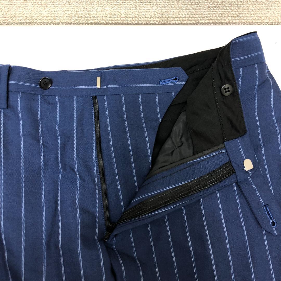 リングジャケット スーツ ブルー ストライプ 日本製 5940