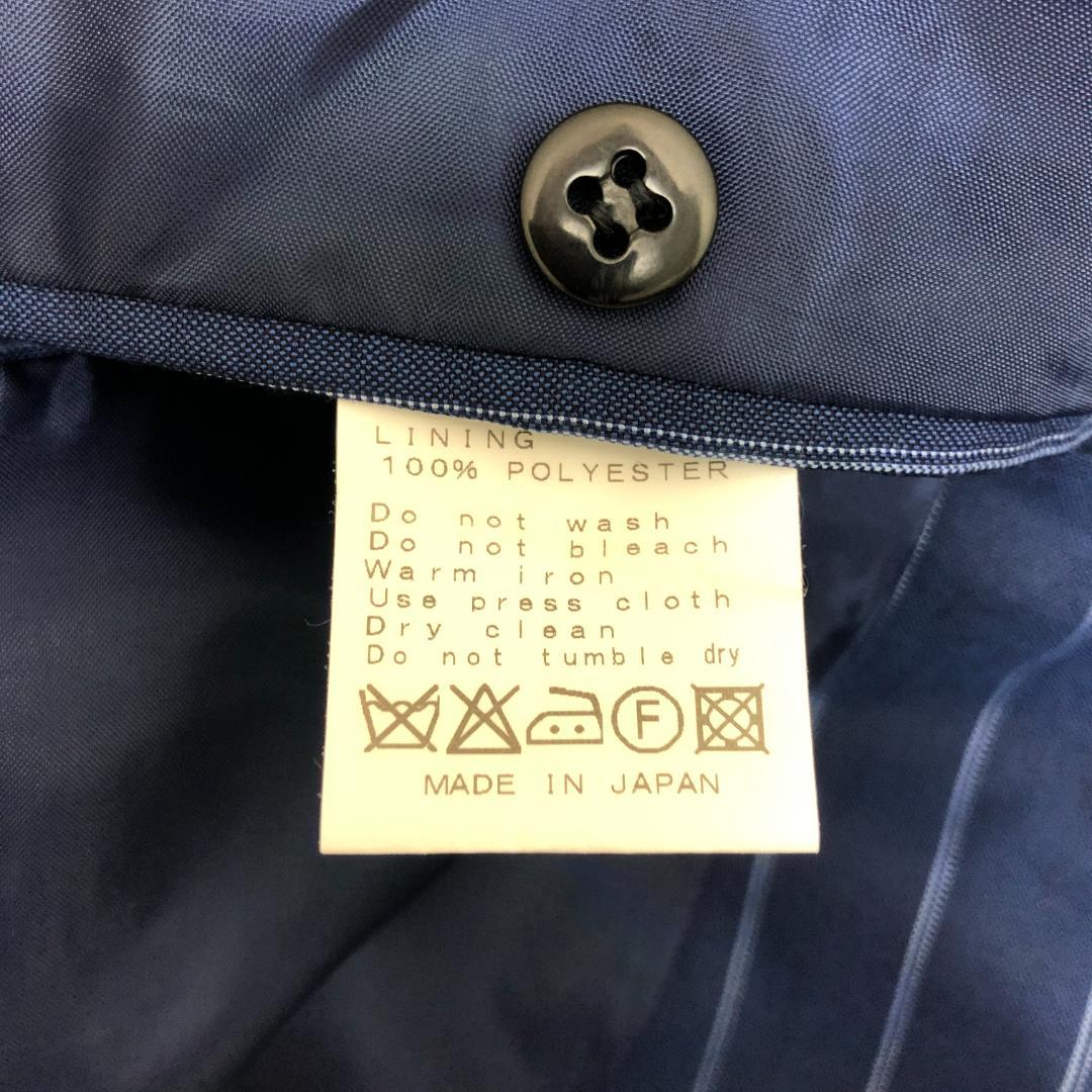 リングジャケット スーツ ブルー ストライプ 日本製 5940