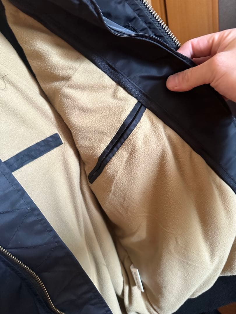 HOUSTONヒューストンMA-1 バイクジャケット ブラック