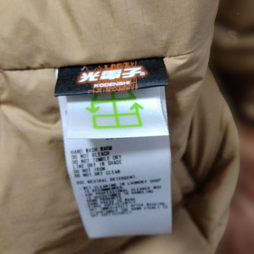 ノースフェイスパープルレーベル ベージュ ダウンベスト L