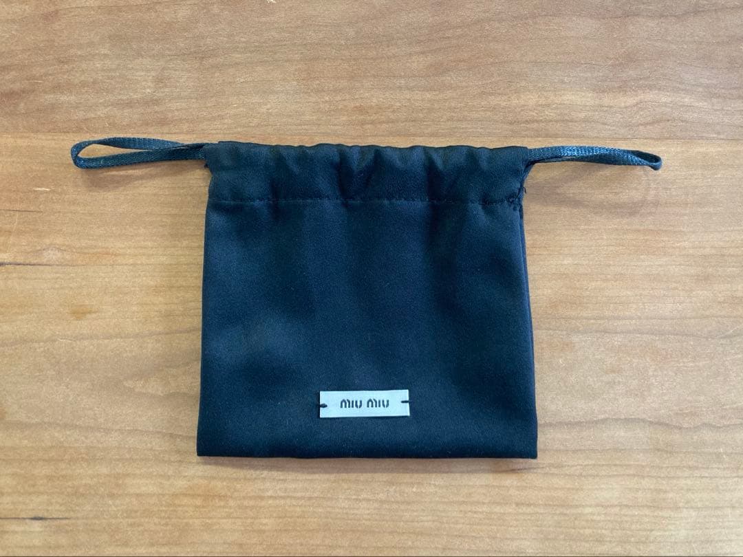 【MiuMiu正規品】ヘアクリップ バレッタ ブラック ロゴ