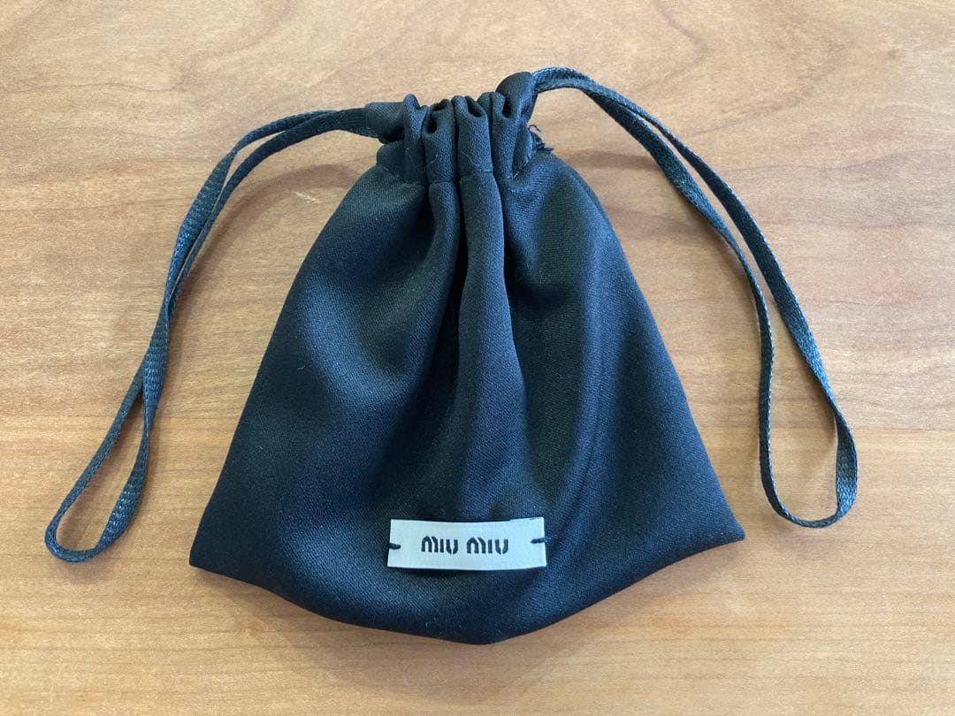 【MiuMiu正規品】ヘアクリップ バレッタ ブラック ロゴ