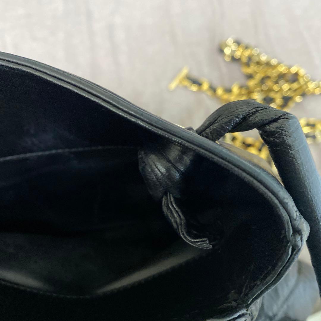 614 特別価格今日だけ　CHANEL シャネル　ブラック　ラムスキンデカココ