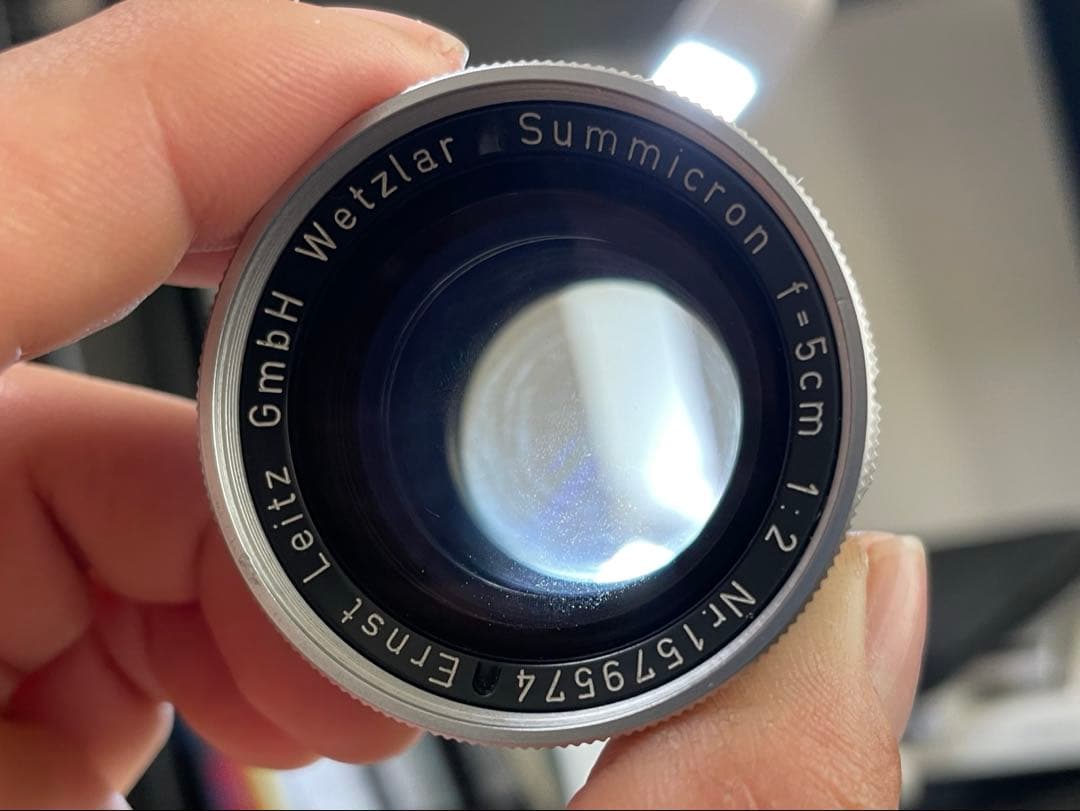 t*2様 DR Summicron 50mm F2 メガネ、箱、フード付き