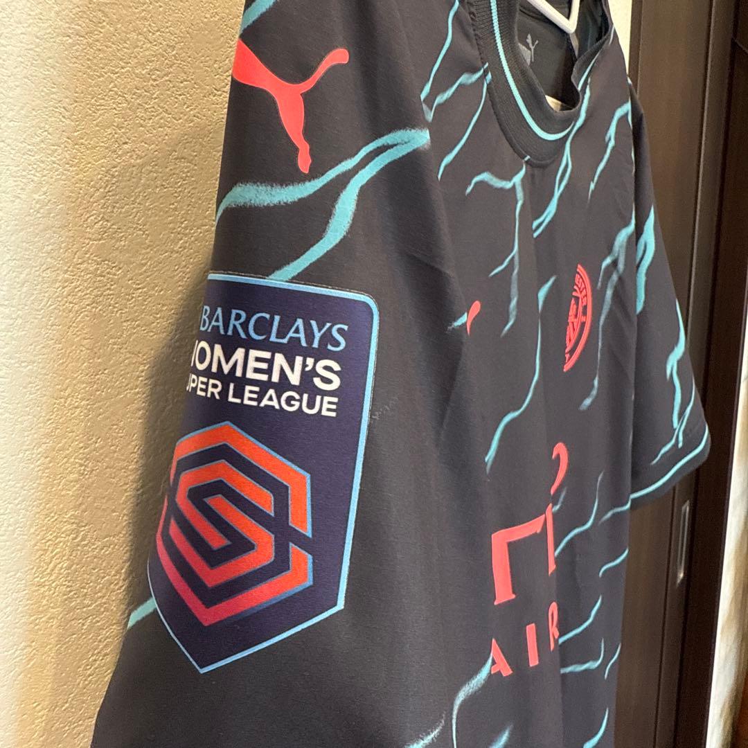 【PUMA】マンチェスターシティ オーセンティックユニフォーム 長谷川唯 XL