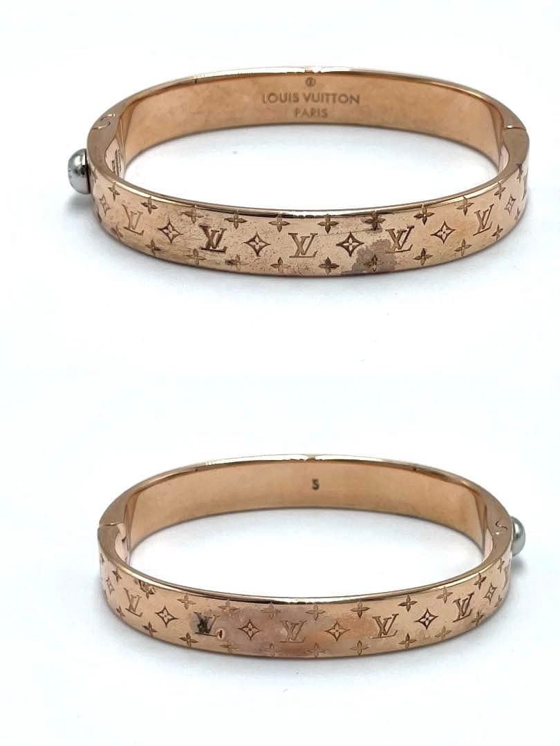 LOUISVUITTON ルイヴィトン カフナノグラム バングル M00253
