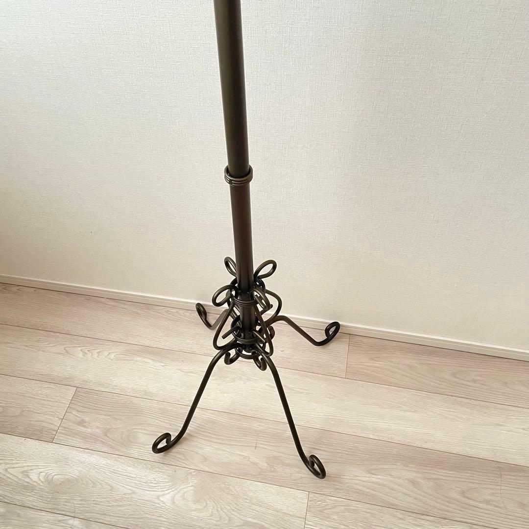 【美品】 アイアンポールハンガー アンティーク コートハンガー セレスティア