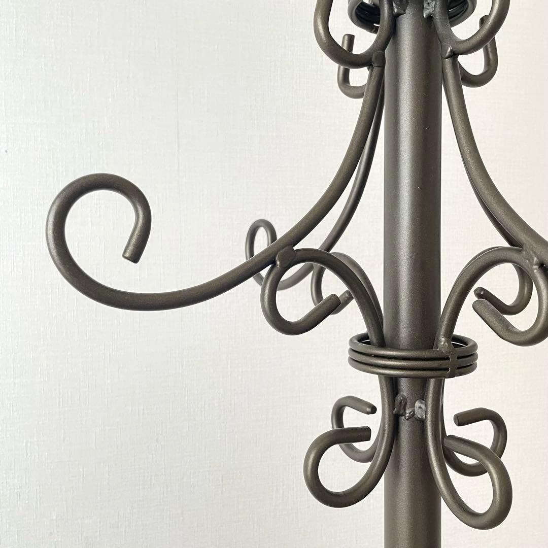 【美品】 アイアンポールハンガー アンティーク コートハンガー セレスティア
