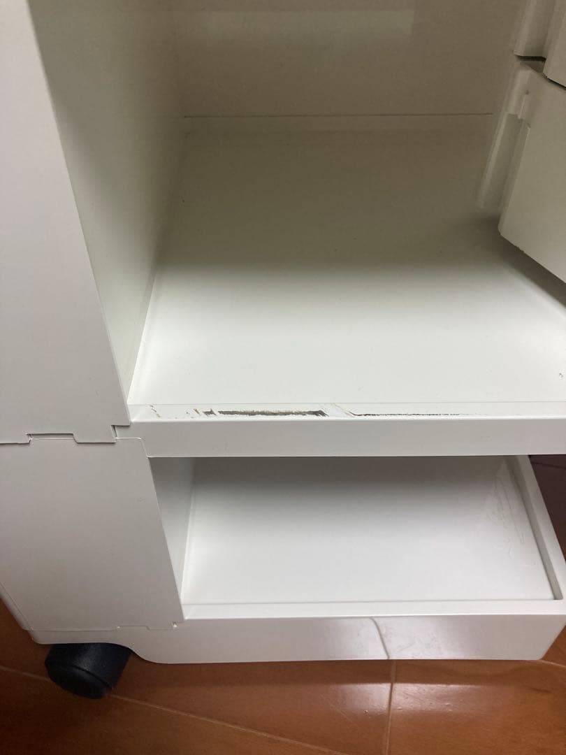 ボビーワゴン　2段2トレイ(ホワイト)