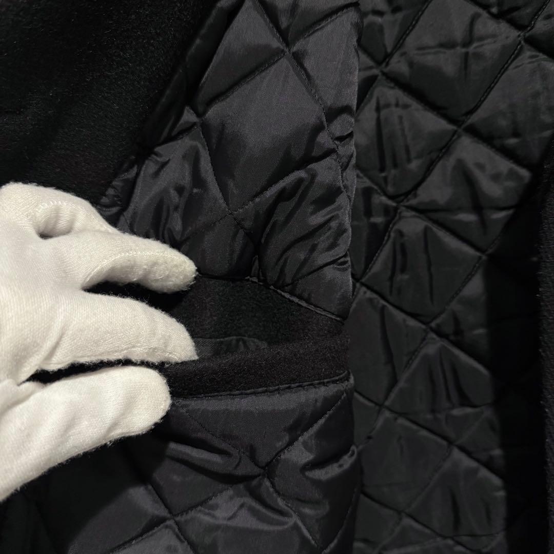 美品‼️Schott ピーコート USA製 黒 ショット キルティング 40L