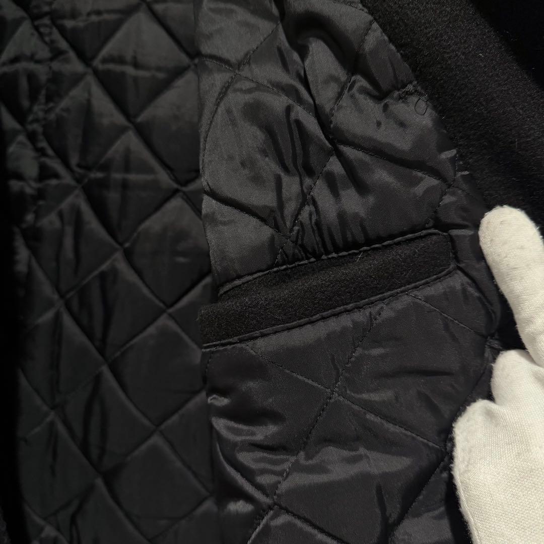 美品‼️Schott ピーコート USA製 黒 ショット キルティング 40L