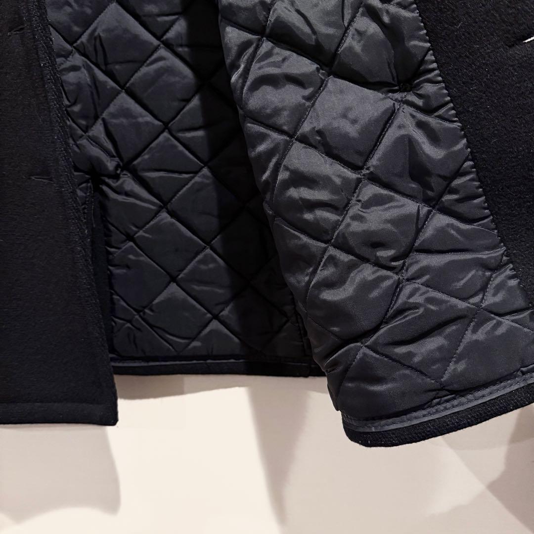 美品‼️Schott ピーコート USA製 黒 ショット キルティング 40L