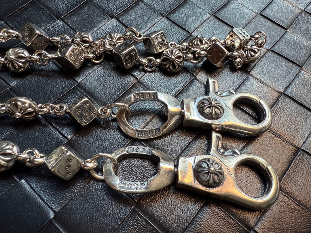 【Dice × Flower ウォレットチェーン】 重厚で存在感QBSZSZ