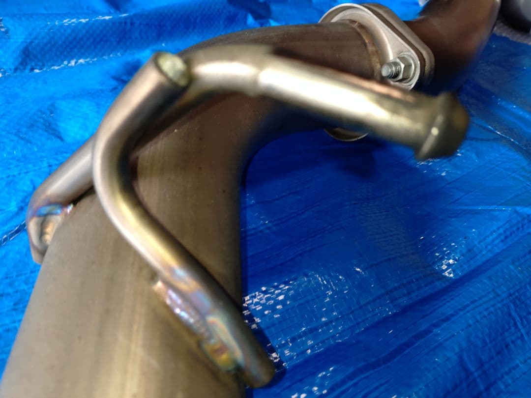 【あきら】HKS スーパーターボマフラーTi VAB ④第二中間パイプ