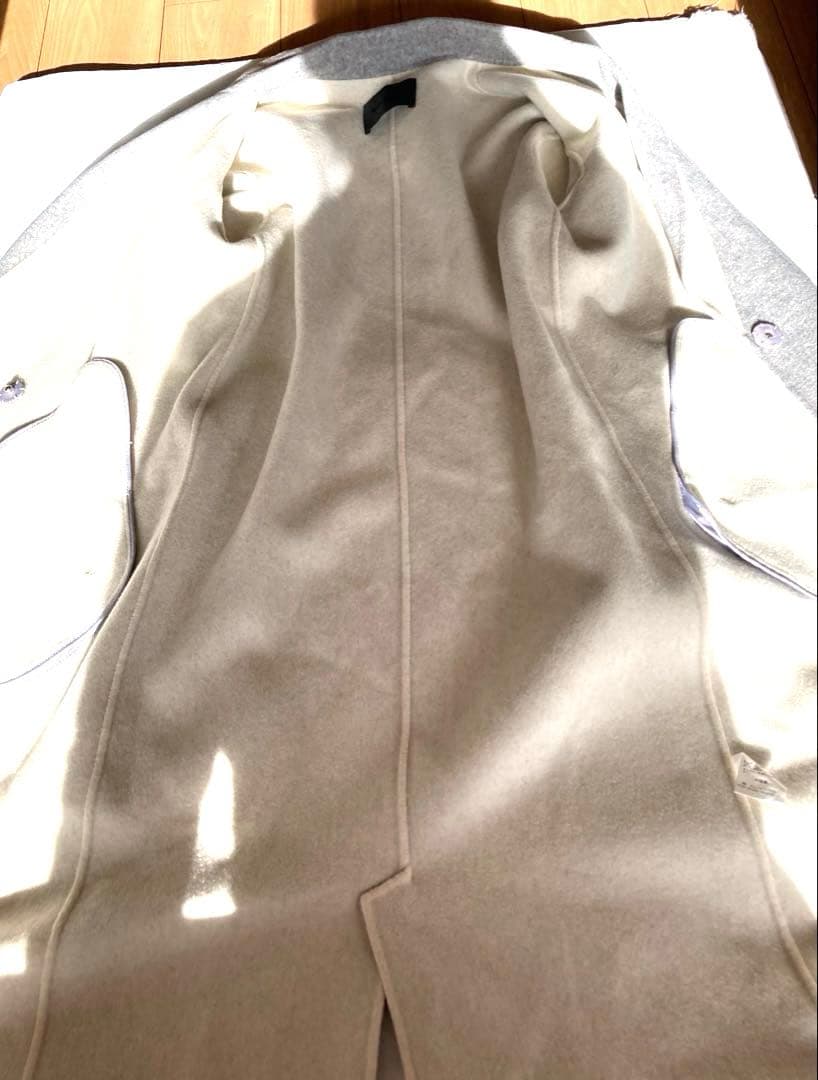 美品　スピックアンドスパン チェスターコート グレー　38 M