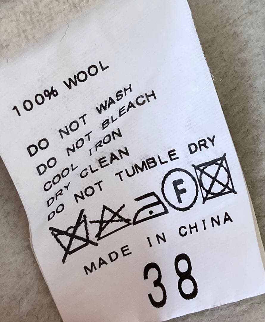 美品　スピックアンドスパン チェスターコート グレー　38 M