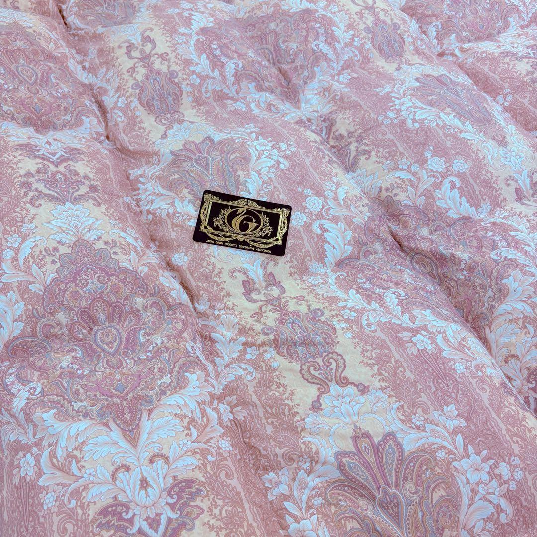 羽毛布団 シングル ポーランド ホワイトマザーグース CH92103 PI