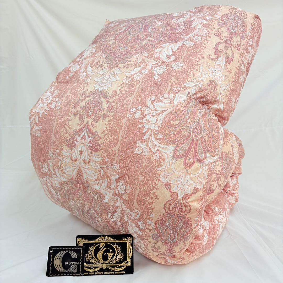 羽毛布団 シングル ポーランド ホワイトマザーグース CH92103 PI