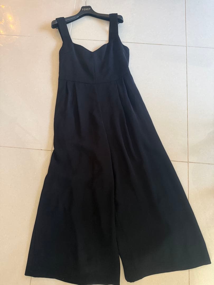 DAISY LINサロペット ワイパンツ ブラック