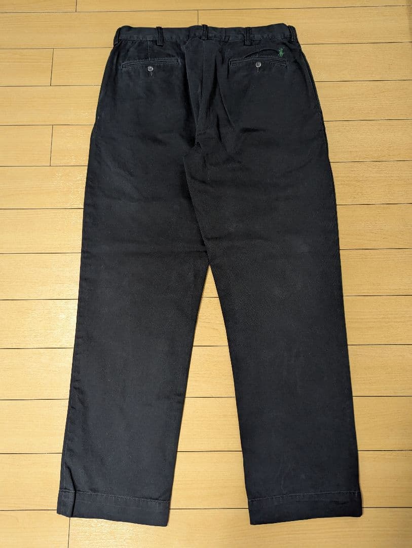 ポロバイラルフローレン　チノパン　ポロチノ　ブラック　ETHAN PANT