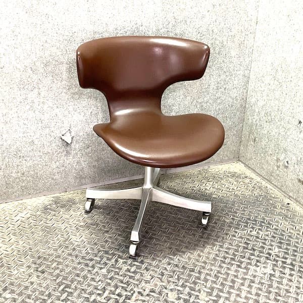 天童木工　カブトチェア　剣持勇　TENDO　キャスターチェア　デザイナーズ家具