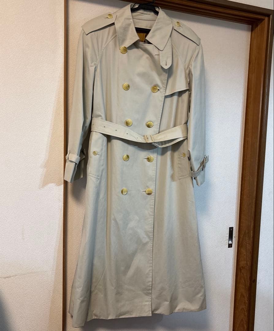 Burberry's ベージュ ダブルブレスト トレンチコート　腰ベルト