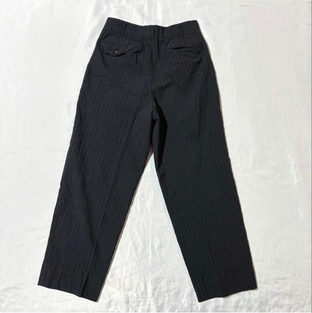 コムデギャルソンオム　田中オム　90s スラックス　ブラック　ストライプ　S