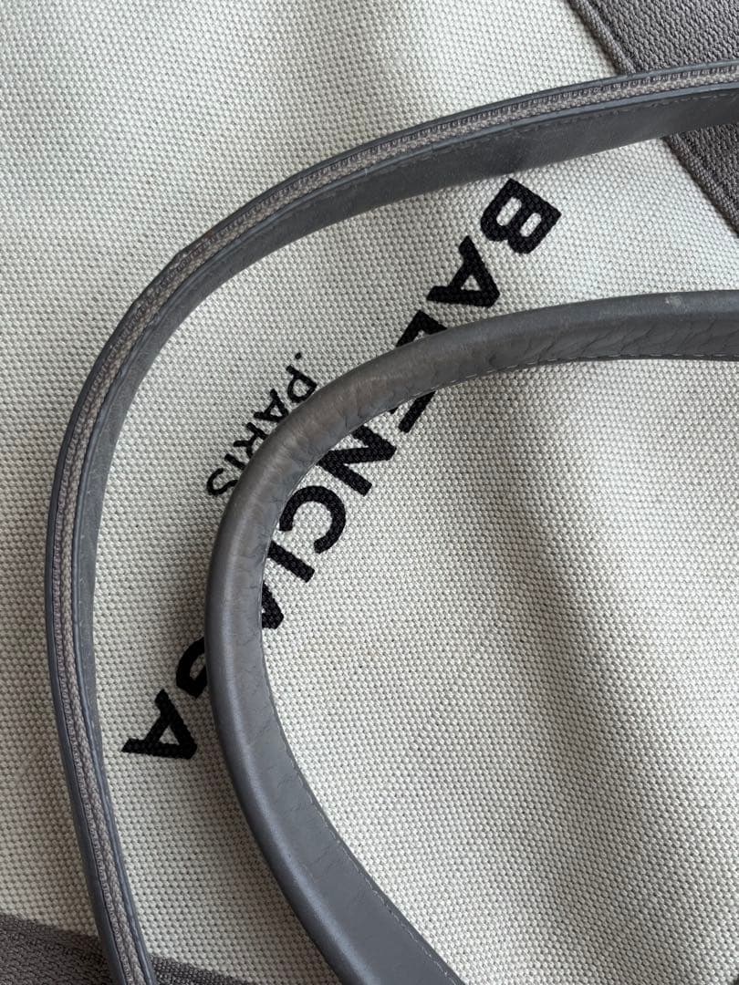 BALENCIAGA トートバッグ グレー/ベージュ