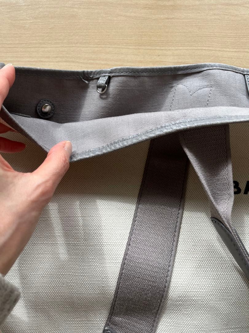 BALENCIAGA トートバッグ グレー/ベージュ