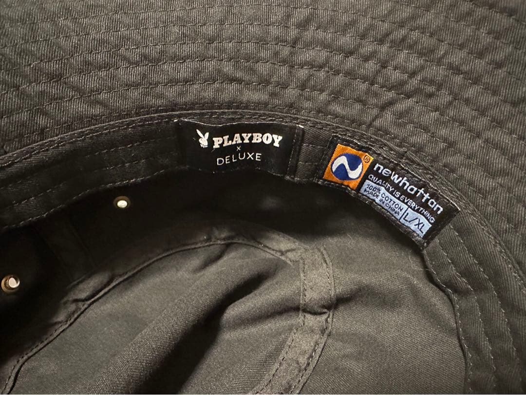 林田哲平　delux プレイボーイ　コラボ　バケットハット