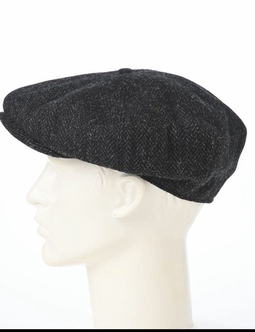 ステルコフスキー ピーキーブラインダーズ ハリスツイード ブラックヘリンボーン