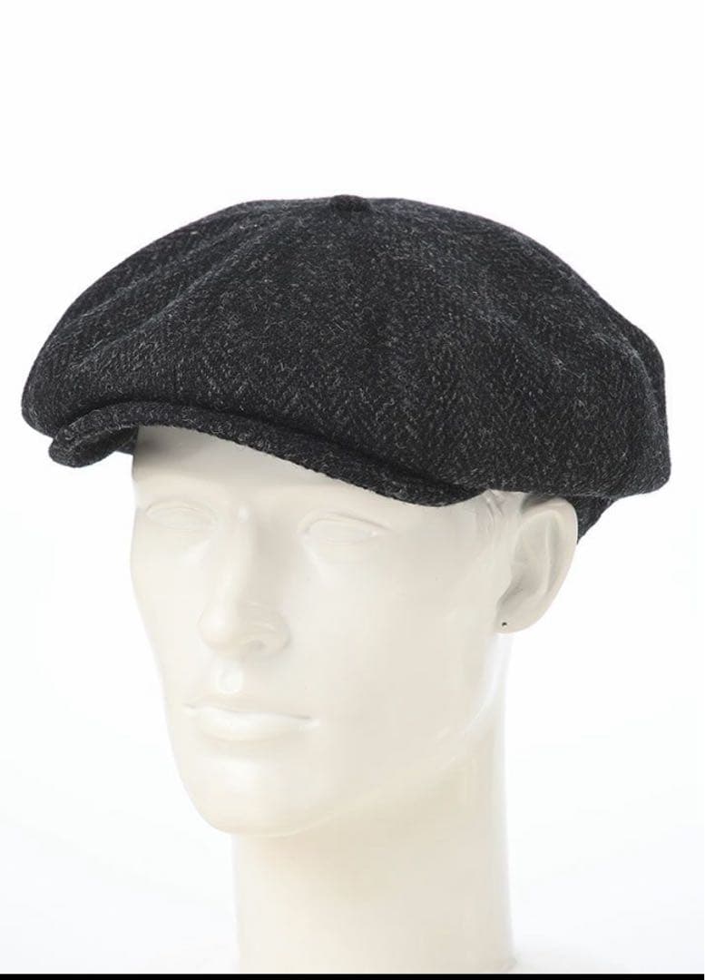 ステルコフスキー ピーキーブラインダーズ ハリスツイード ブラックヘリンボーン