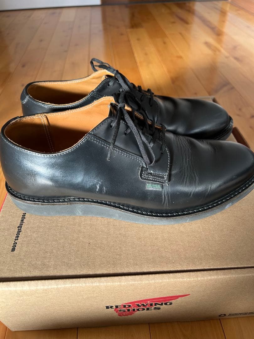 レッドウィング　ポストマン 101ブラック 10D箱付き　28cm