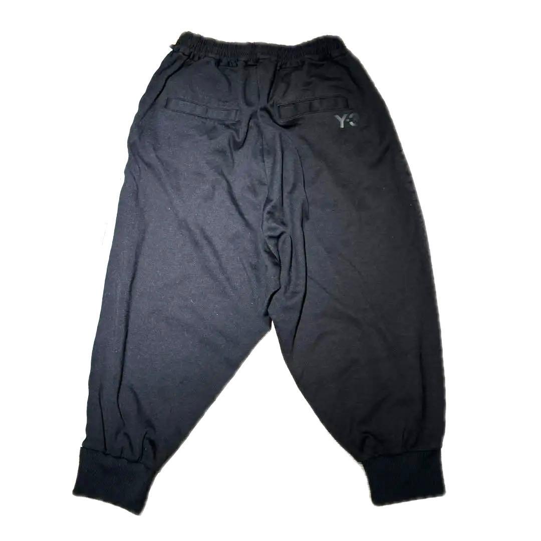 Y-3 adidas ブラック サルエルパンYOHJIYAMAMOTO