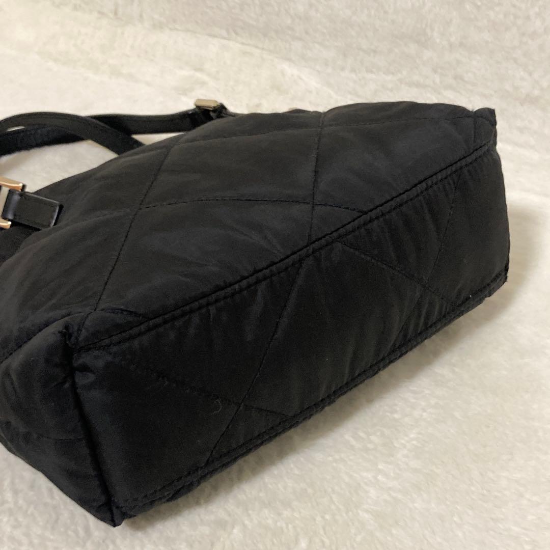 美品 ケイトスペード キルティング 2way ショルダーバッグ ブラック