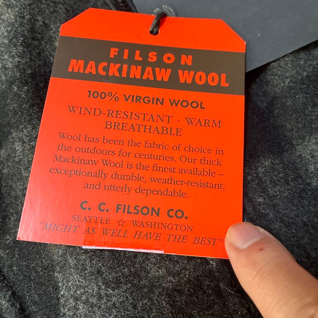 新品 FILSON フィルソン マッキノー ウール アノラック L USA製