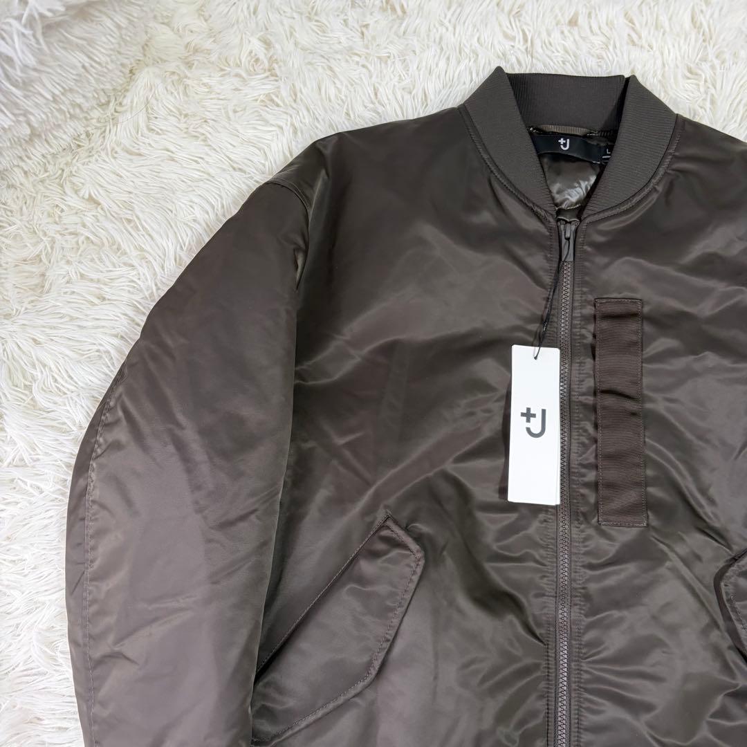 【新品】UNIQLO +J ハイブリッドダウンオーバーサイズMA-1 Lサイズ