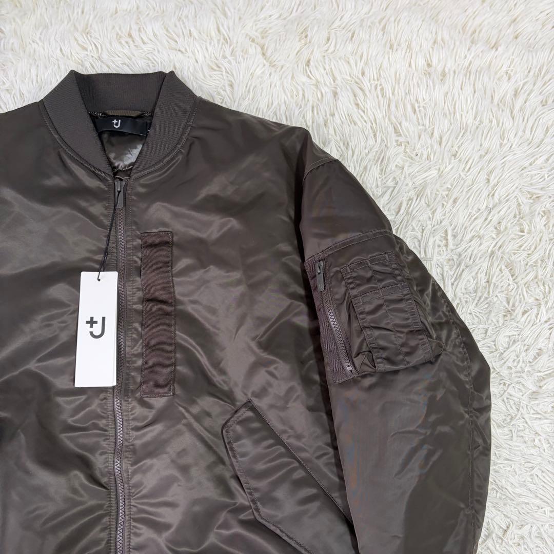 【新品】UNIQLO +J ハイブリッドダウンオーバーサイズMA-1 Lサイズ