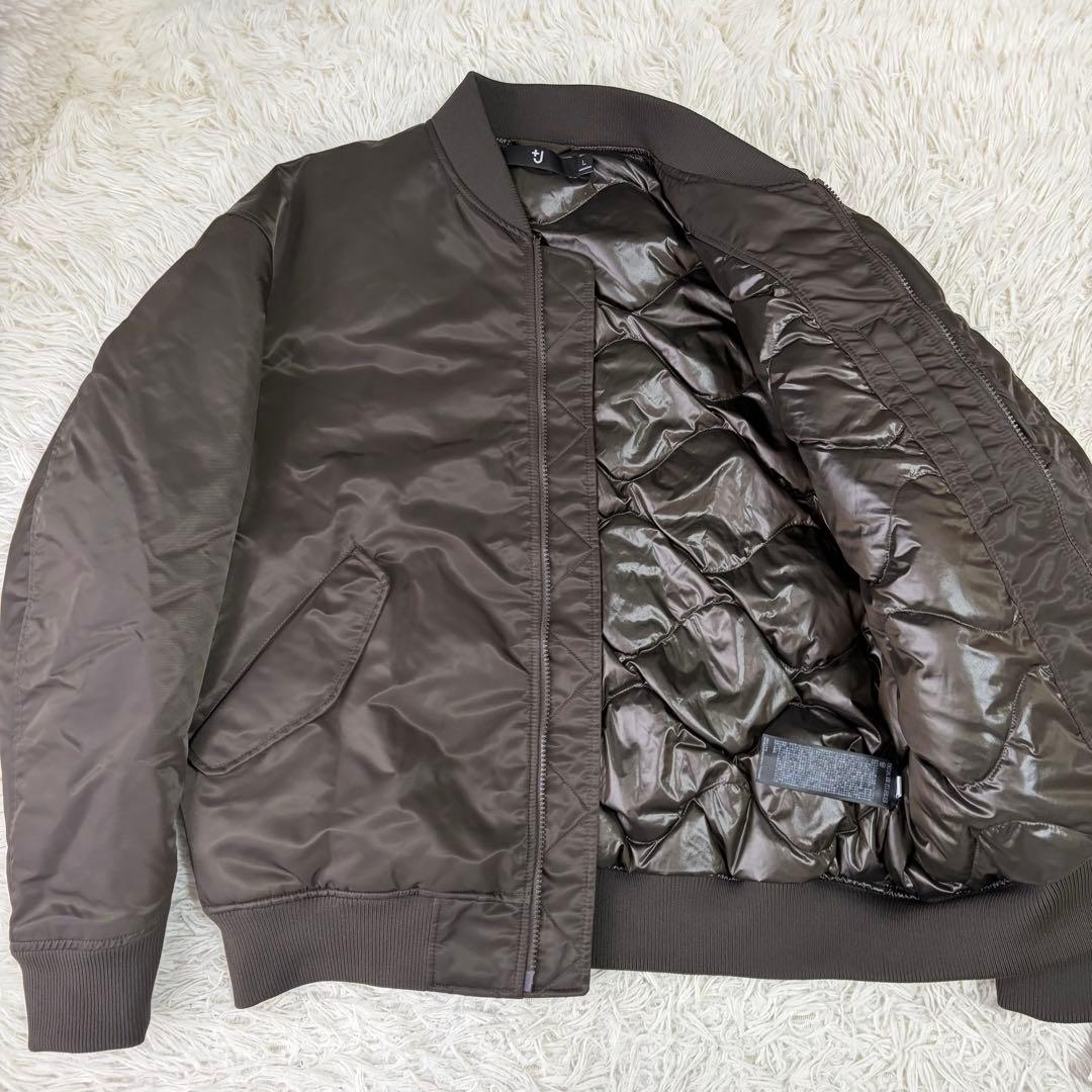【新品】UNIQLO +J ハイブリッドダウンオーバーサイズMA-1 Lサイズ