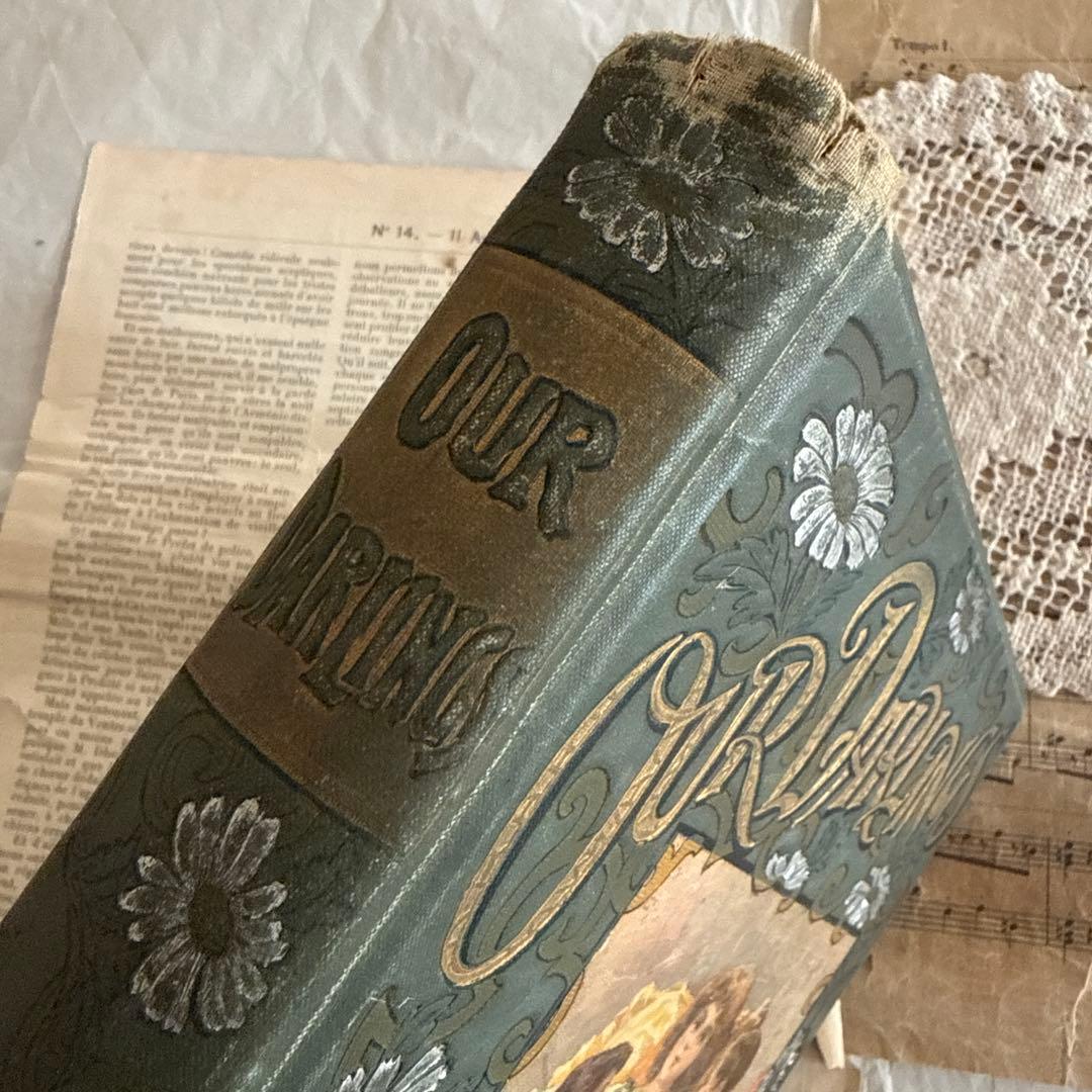 稀少1901年アンティーク美しい挿絵イギリス絵本　洋書ジャンクジャーナル古書