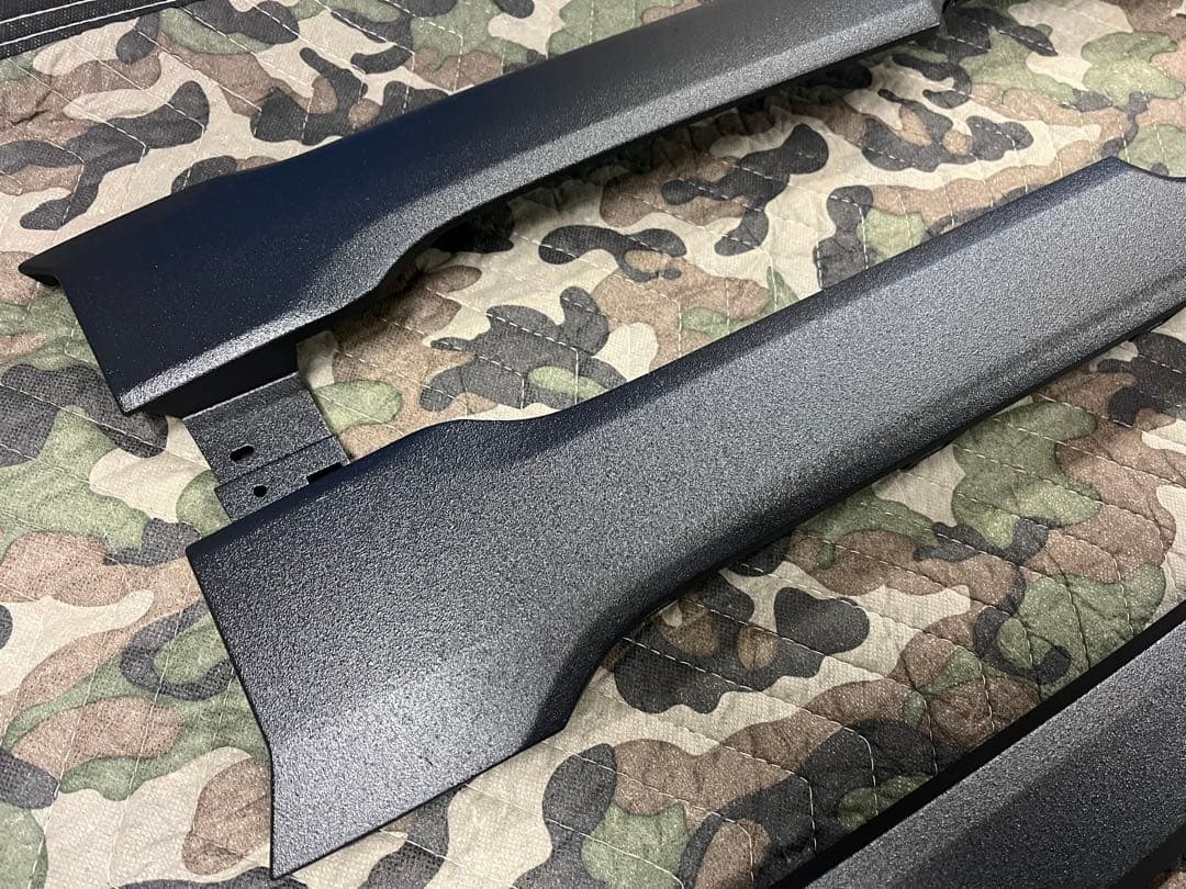 N-VANフロントグリル リア　ガーニッシュ　ミラーカバー　ラプターライナー塗装