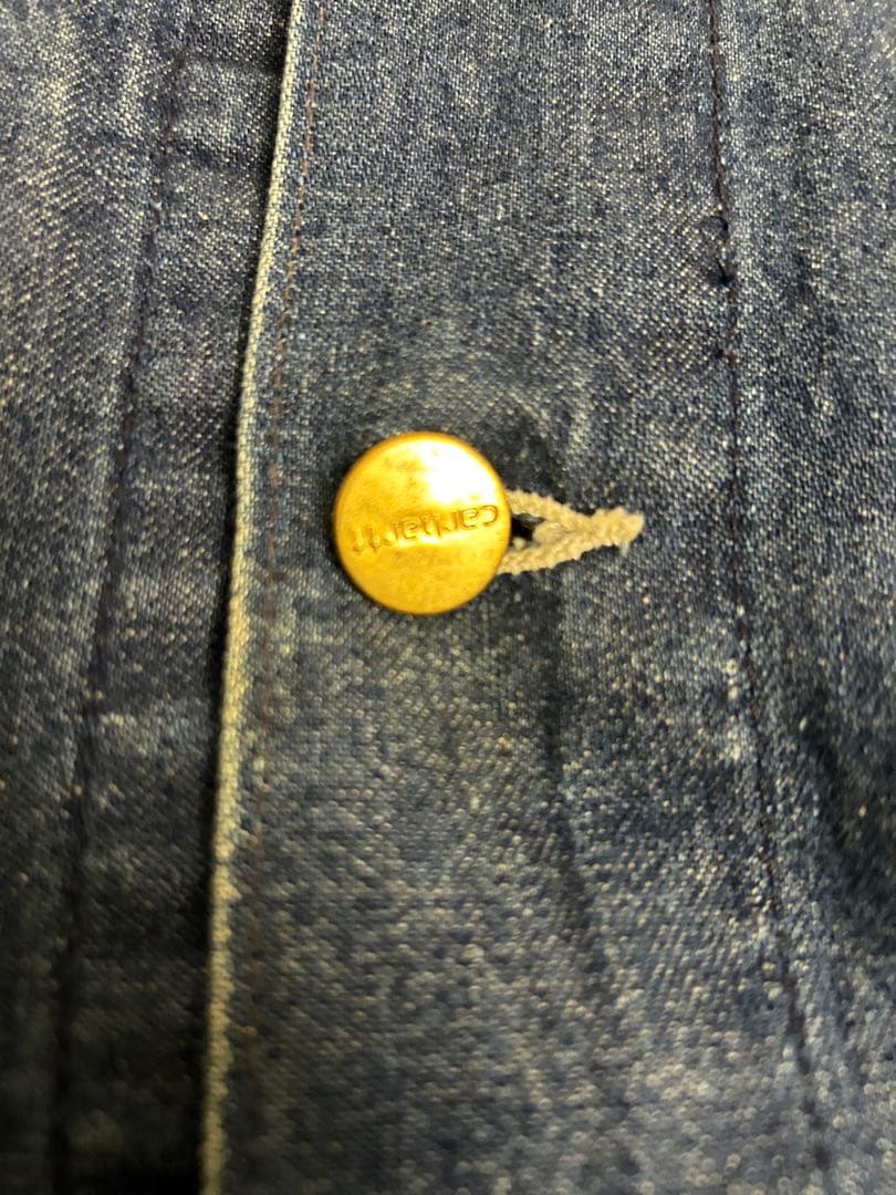 か*ん様 90sカーハートUSA製 デニム カバーオール チョアコート