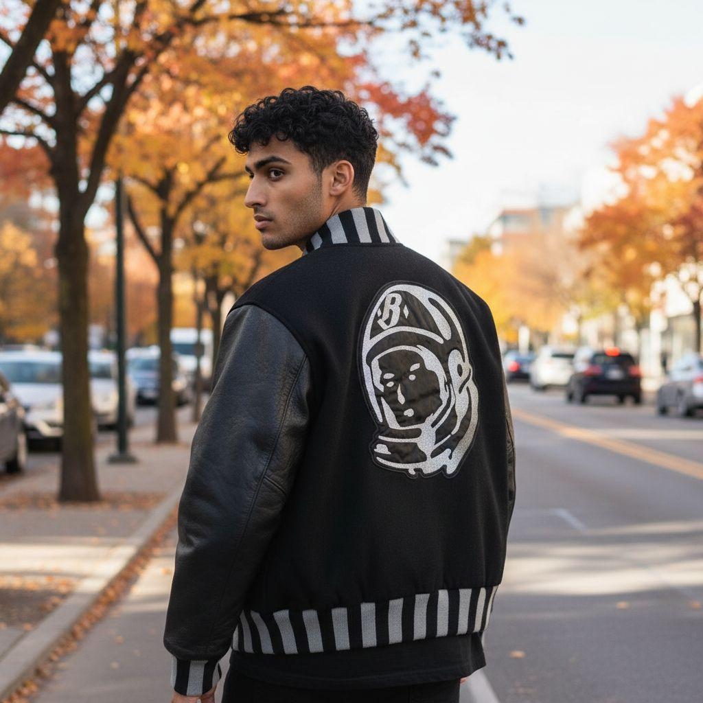 BILLIONAIRE BOYS CLUB Ice Cream　スタジャン　刺繍