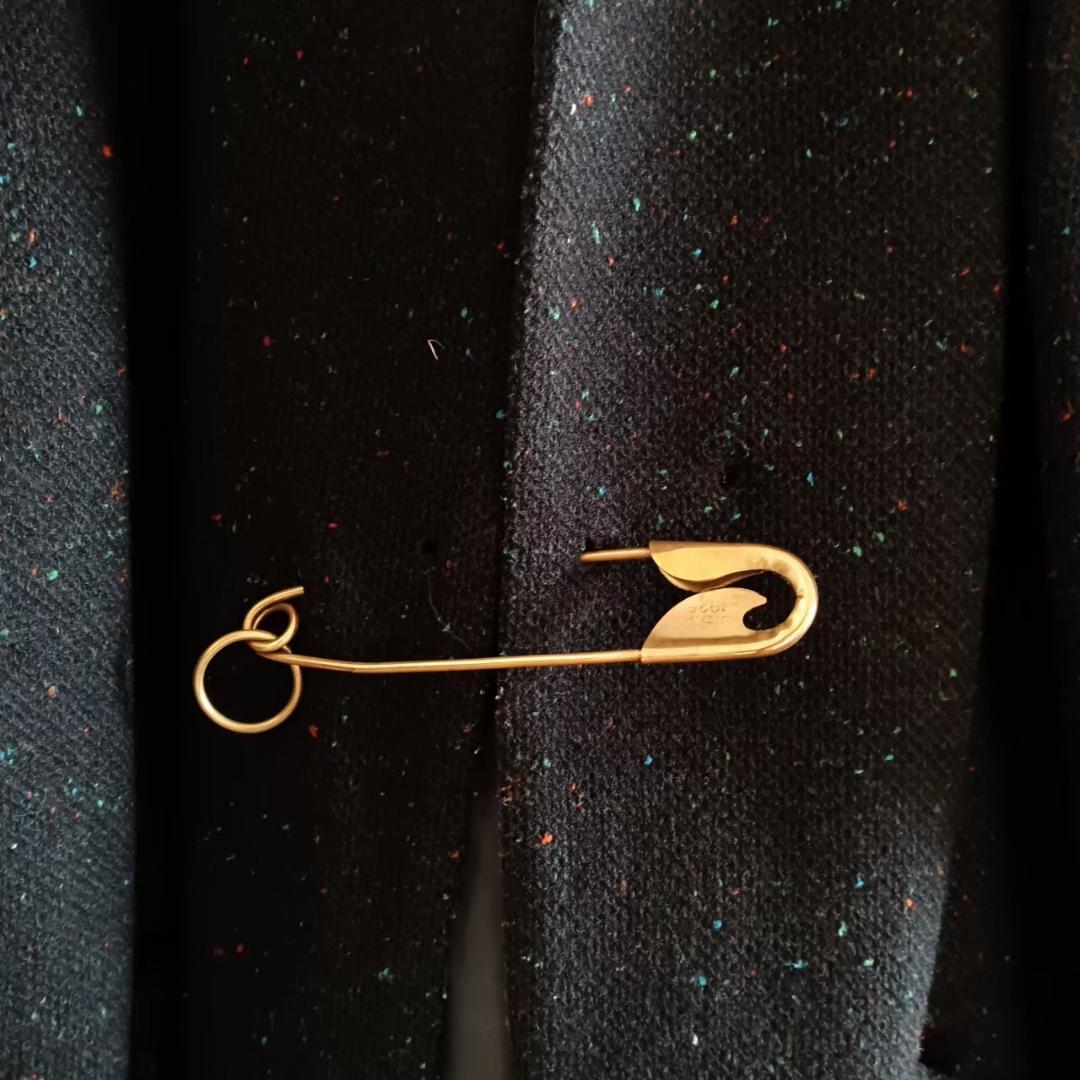 yuni ユニ　ウールコート　ノーカラー　日本製　X1776