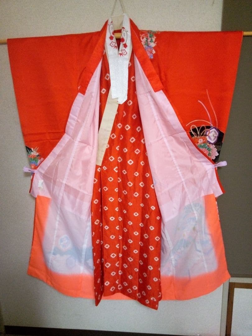 美品【七五三7歳～ハーフ成人式】振袖フルセット