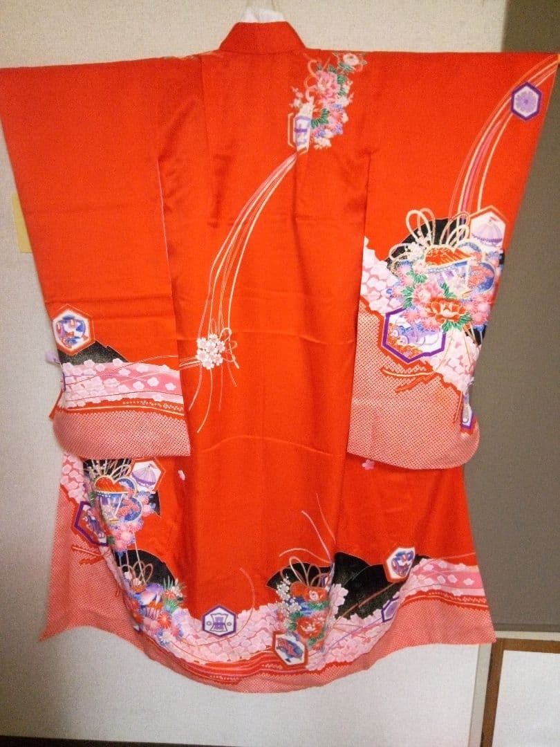美品【七五三7歳～ハーフ成人式】振袖フルセット